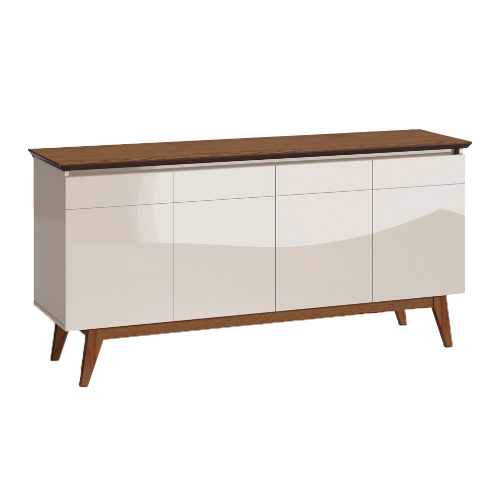 Buffet Classic 4 PT Off White e Freijo Touch Buffet Classic 4 PT Off White e Freijo Touch
