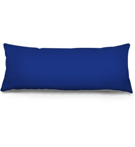 Fronha com zíper para travesseiro 45 x 145 - Azul royal Juma Fronha com zíper para travesseiro 45 x 145 - Azul royal Juma