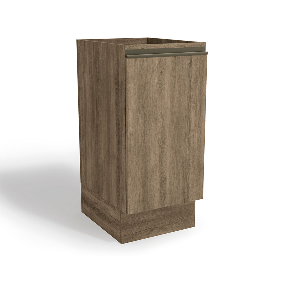 Balcão de Cozinha Maxxi 1 Porta Nogal 40 cm Balcão de Cozinha Maxxi 1 Porta Nogal 40 cm