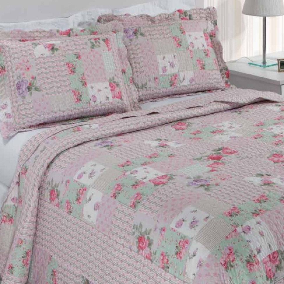 Kit Colcha Solteiro Decore Marina Kit Colcha Solteiro Decore Marina