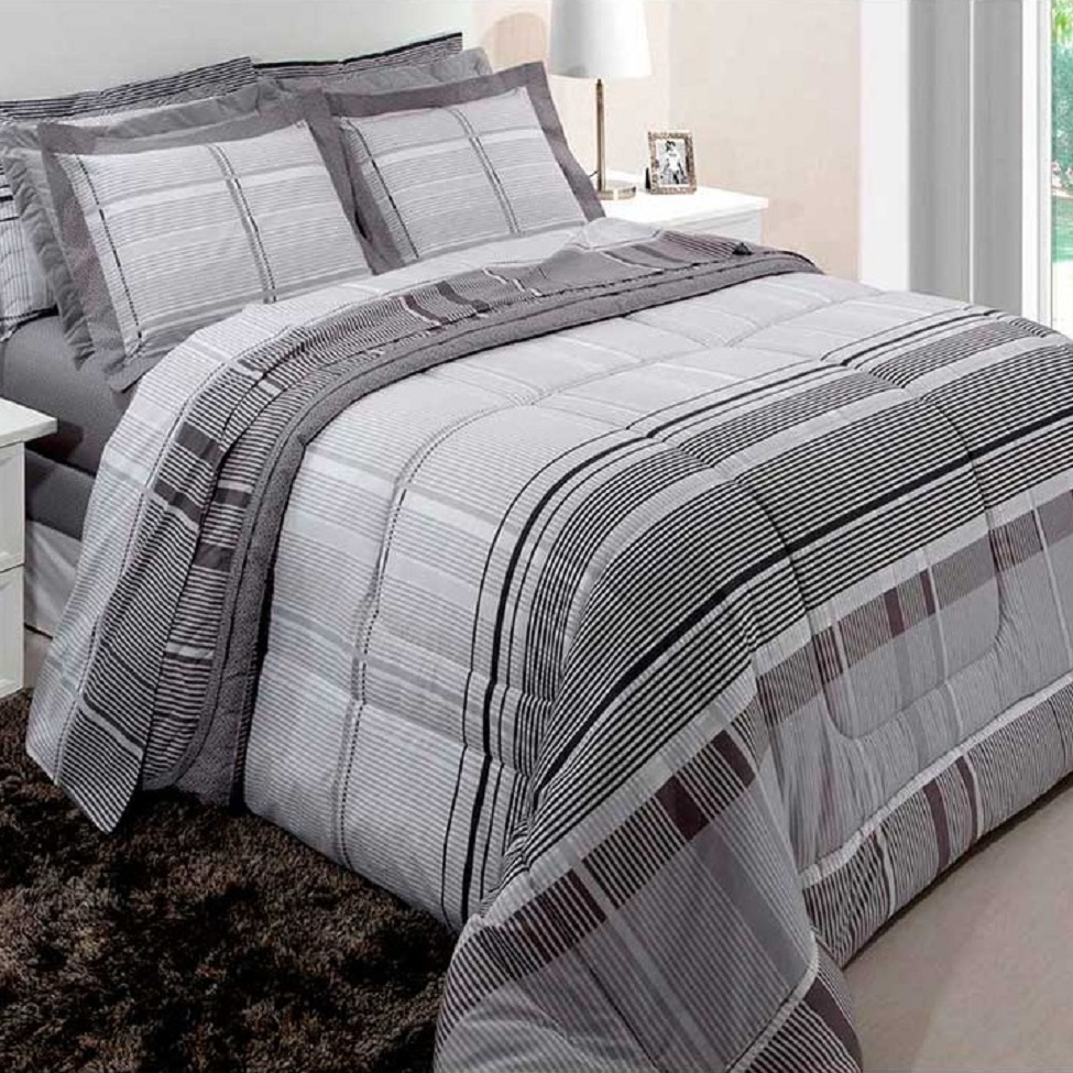 Jogo de Cama Queen Innovi 150 Fios Sonata Jogo de Cama Queen Innovi 150 Fios Sonata