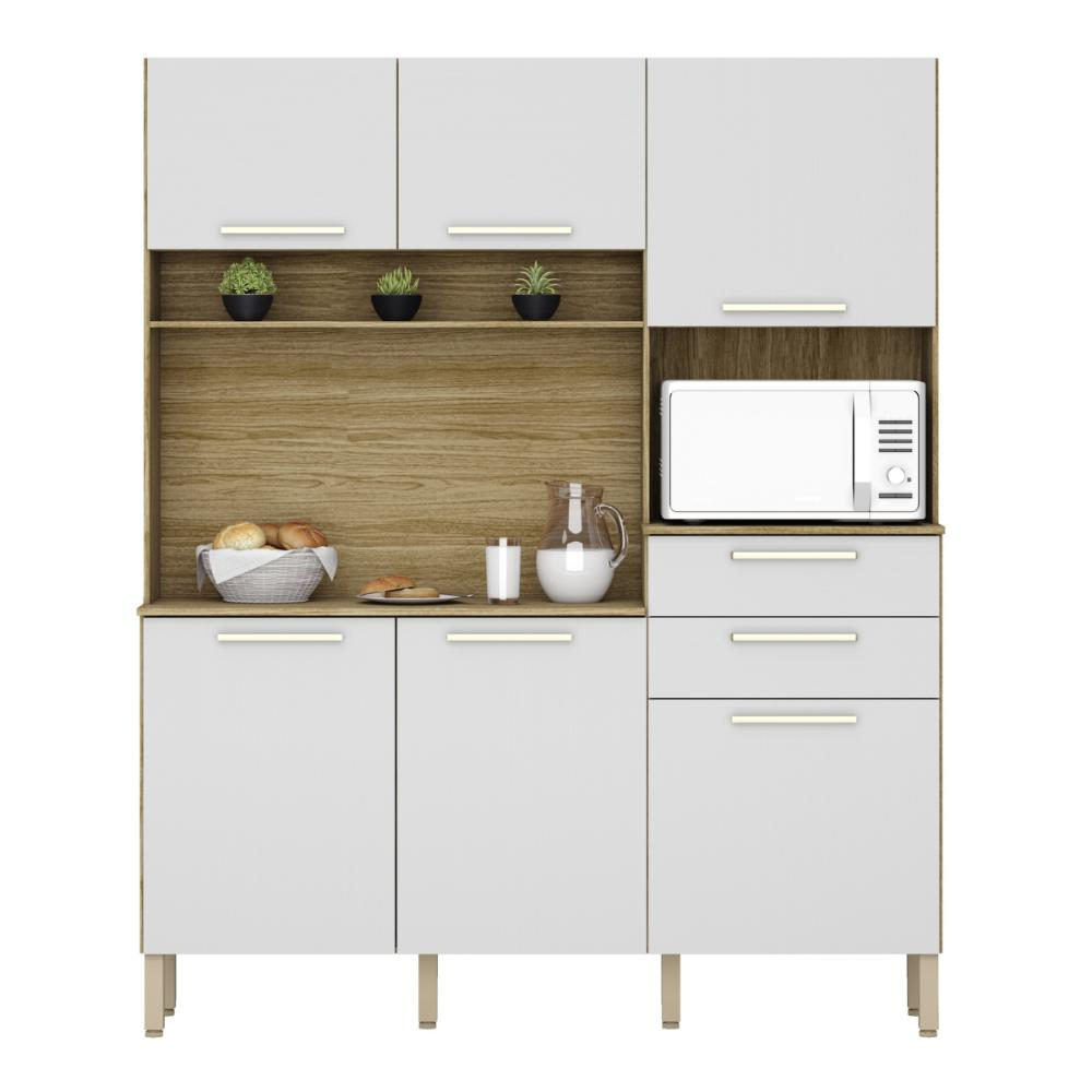 Kit de Cozinha com 2 Gavetas Ávila Freijó Supremo Kit de Cozinha com 2 Gavetas Ávila Freijó Supremo