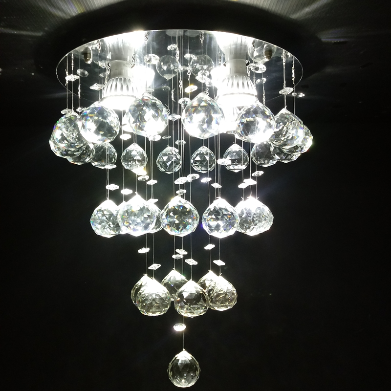Lustre de Cristais Inox Espelhado para Sala de Jantar, Sala de Estar, Escritório e Quarto 30 cm Lustre de Cristais Inox Espelhado para Sala de Jantar, Sala de Estar, Escritório e Quarto 30 cm