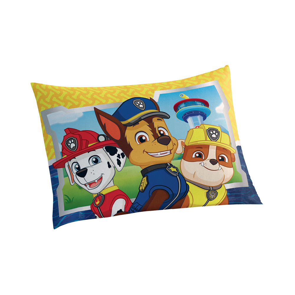 Fronha Infantil Estampada Patrulha Canina 1 peça Lepper Fronha Infantil Estampada Patrulha Canina 1 peça Lepper