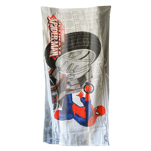 Toalha de Banho Felpuda Estampada Spider Man Ultimate C Toalha de Banho Felpuda Estampada Spider Man Ultimate C