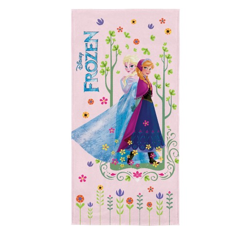 Toalha de Banho Felpuda Estampada Frozen A Toalha de Banho Felpuda Estampada Frozen A