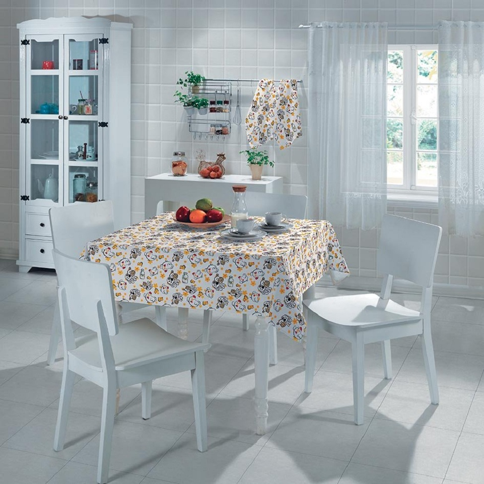 Toalha de Mesa Retangular 6 Lugares Fazendinha Toalha de Mesa Retangular 6 Lugares Fazendinha