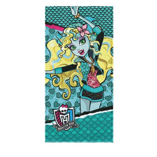 Toalha de Banho Felpuda Estampada Monster High D Toalha de Banho Felpuda Estampada Monster High D