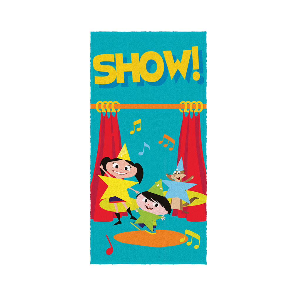 Toalha de Banho Felpuda Estampada Show da Luna E 1 peça Lepper Toalha de Banho Felpuda Estampada Show da Luna E 1 peça Lepper