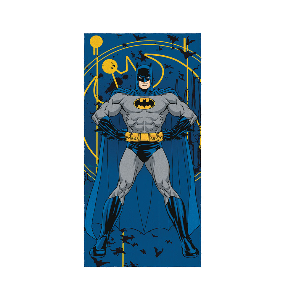 Toalha de Banho Felpuda Estampada Batman D 1 peça Lepper Toalha de Banho Felpuda Estampada Batman D 1 peça Lepper