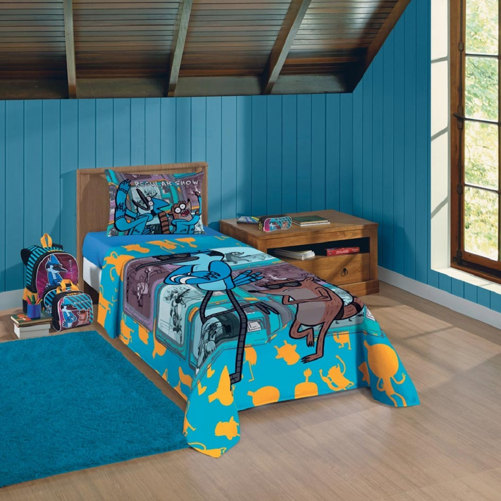 Jogo de Cama Infantil Regular Show Lepper Jogo de Cama Infantil Regular Show Lepper