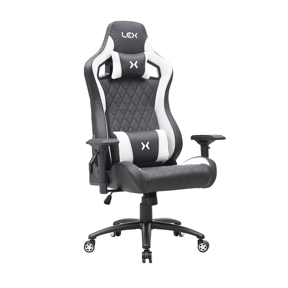 Cadeira Gamer Titans Atlas Preta e Branca Cadeira Gamer Titans Atlas Preta e Branca
