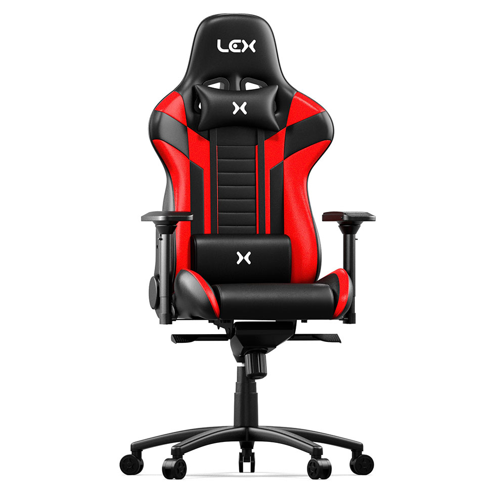 Cadeira Gamer Olympians Poseidon Preta e Vermelha Cadeira Gamer Olympians Poseidon Preta e Vermelha
