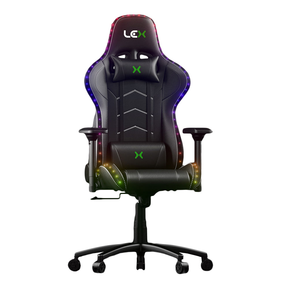 Cadeira Gamer Olympians Zeus LED RGB Preta Cadeira Gamer Olympians Zeus LED RGB Preta