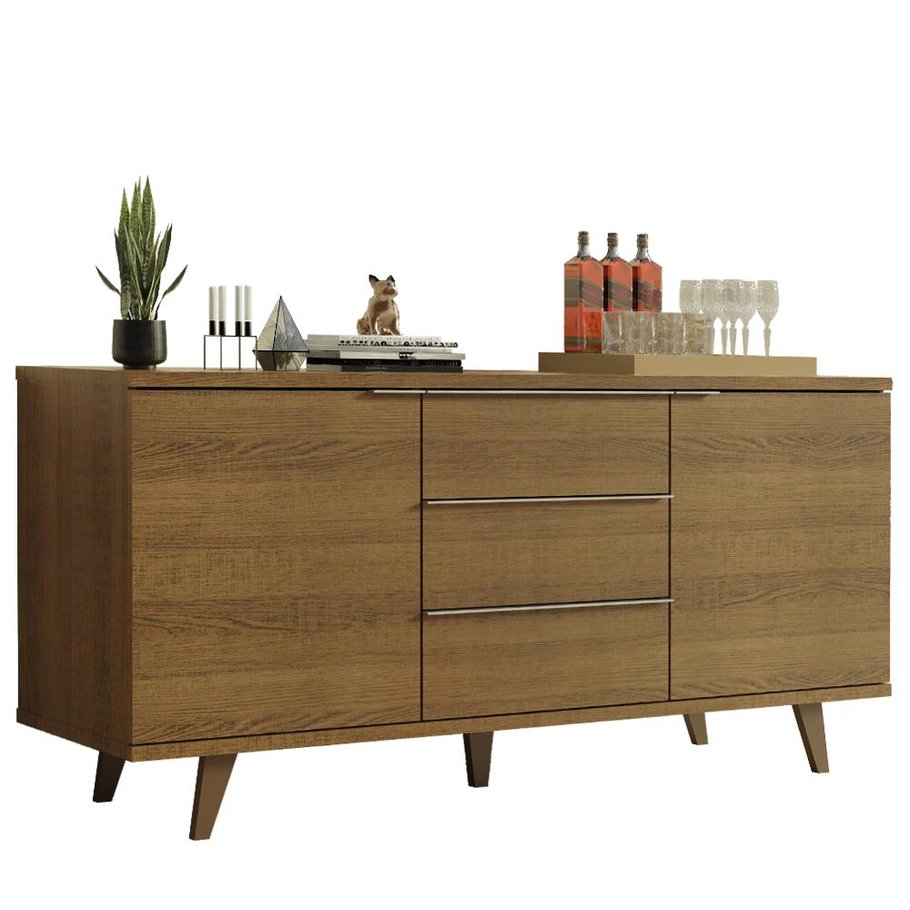 Buffet Aparador Madesa 7014 com 3 Gavetas e 2 Portas com Pés Buffet Aparador Madesa 7014 com 3 Gavetas e 2 Portas com Pés