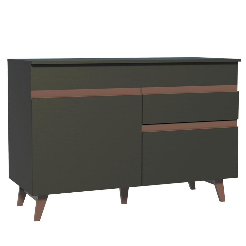 Balcão Gabinete de Pia Cozinha 2 Portas 1 Gaveta Preto Reims Madesa Balcão Gabinete de Pia Cozinha 2 Portas 1 Gaveta Preto Reims Madesa