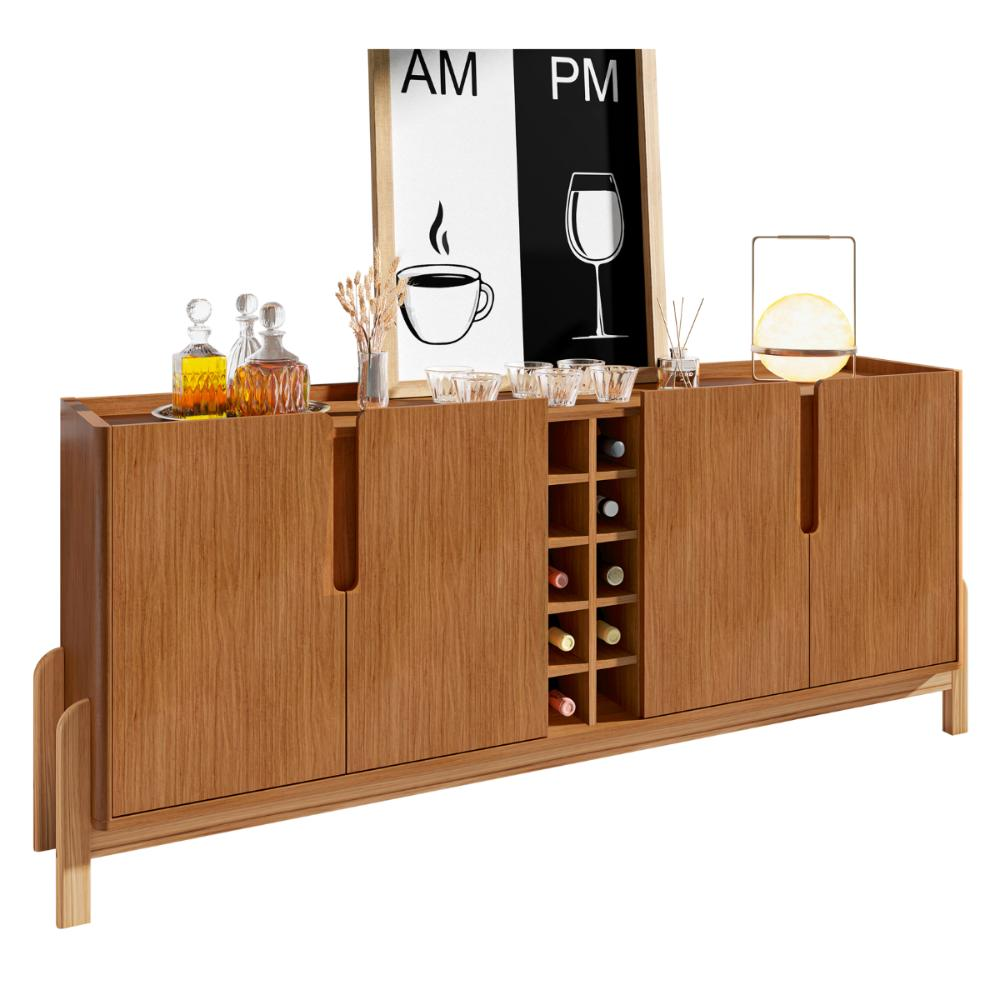Buffet com Adega 2 Portas Foshan Cedro Buffet com Adega 2 Portas Foshan Cedro