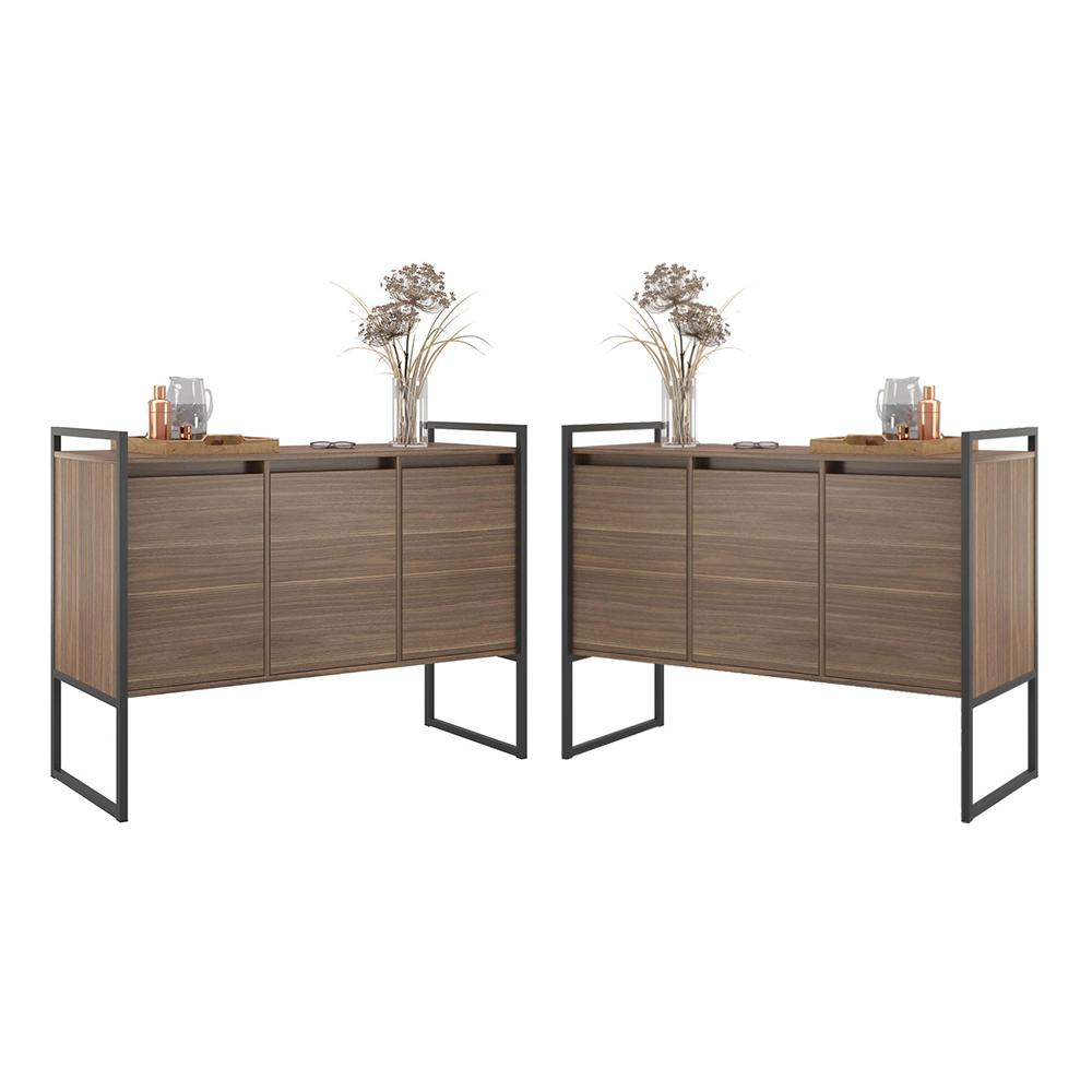Armario Industrial 3 Portas Balso Conjunto 2 Peças - Affara Armario Industrial 3 Portas Balso Conjunto 2 Peças - Affara