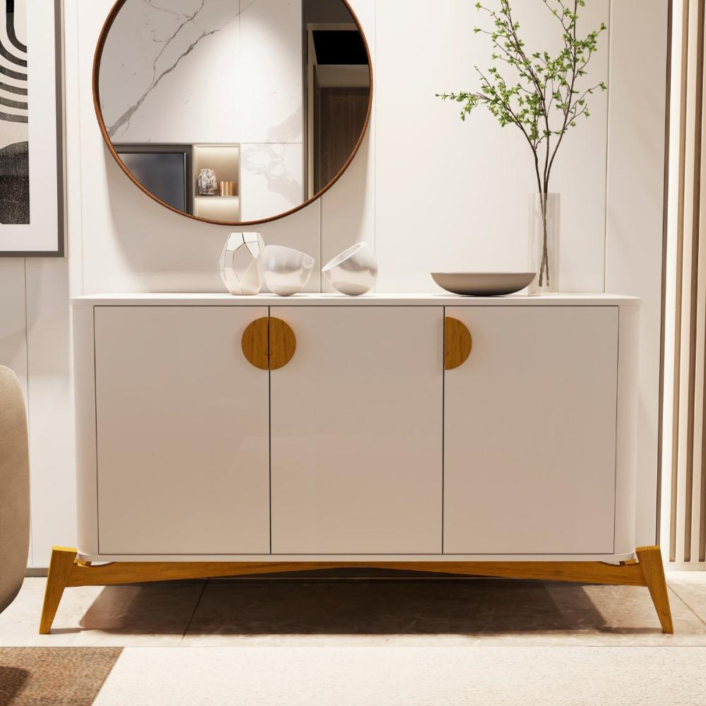 Buffet 3 Portas Juazeiro Off White Buffet 3 Portas Juazeiro Off White