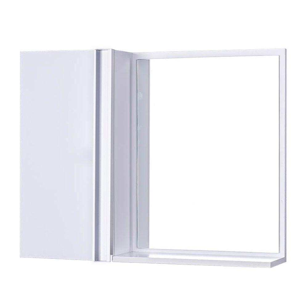 Armário para Banheiro com Espelho Branco Barra Vertical Armário para Banheiro com Espelho Branco Barra Vertical