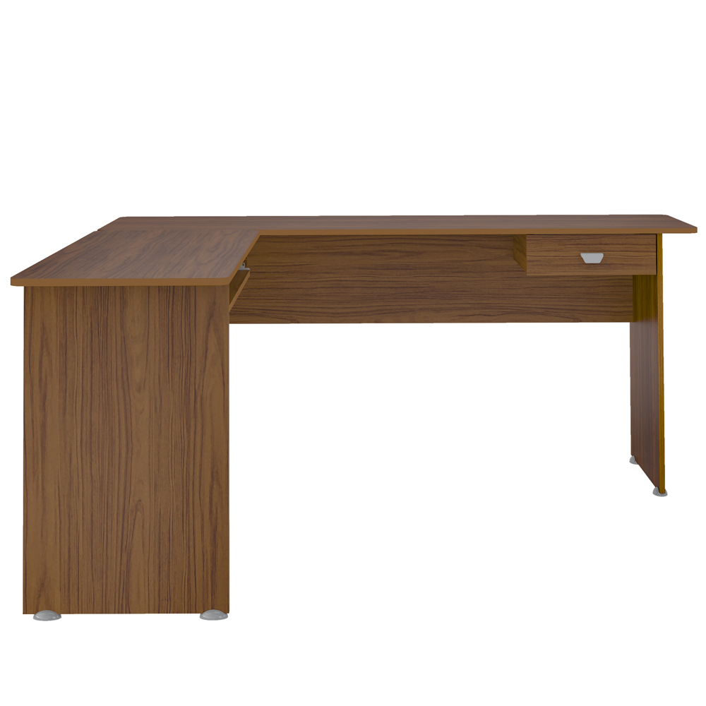 Mesa Escrivaninha De Canto 1 Gaveta 150X165 cm Cedro ARLY Mesa Escrivaninha De Canto 1 Gaveta 150X165 cm Cedro ARLY