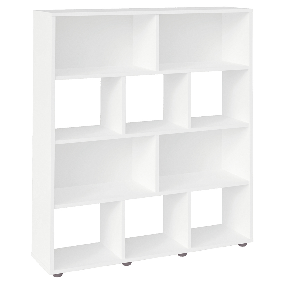 Estante Livreiro 10 Nichos 109X91 cm Branco ARLY Estante Livreiro 10 Nichos 109X91 cm Branco ARLY