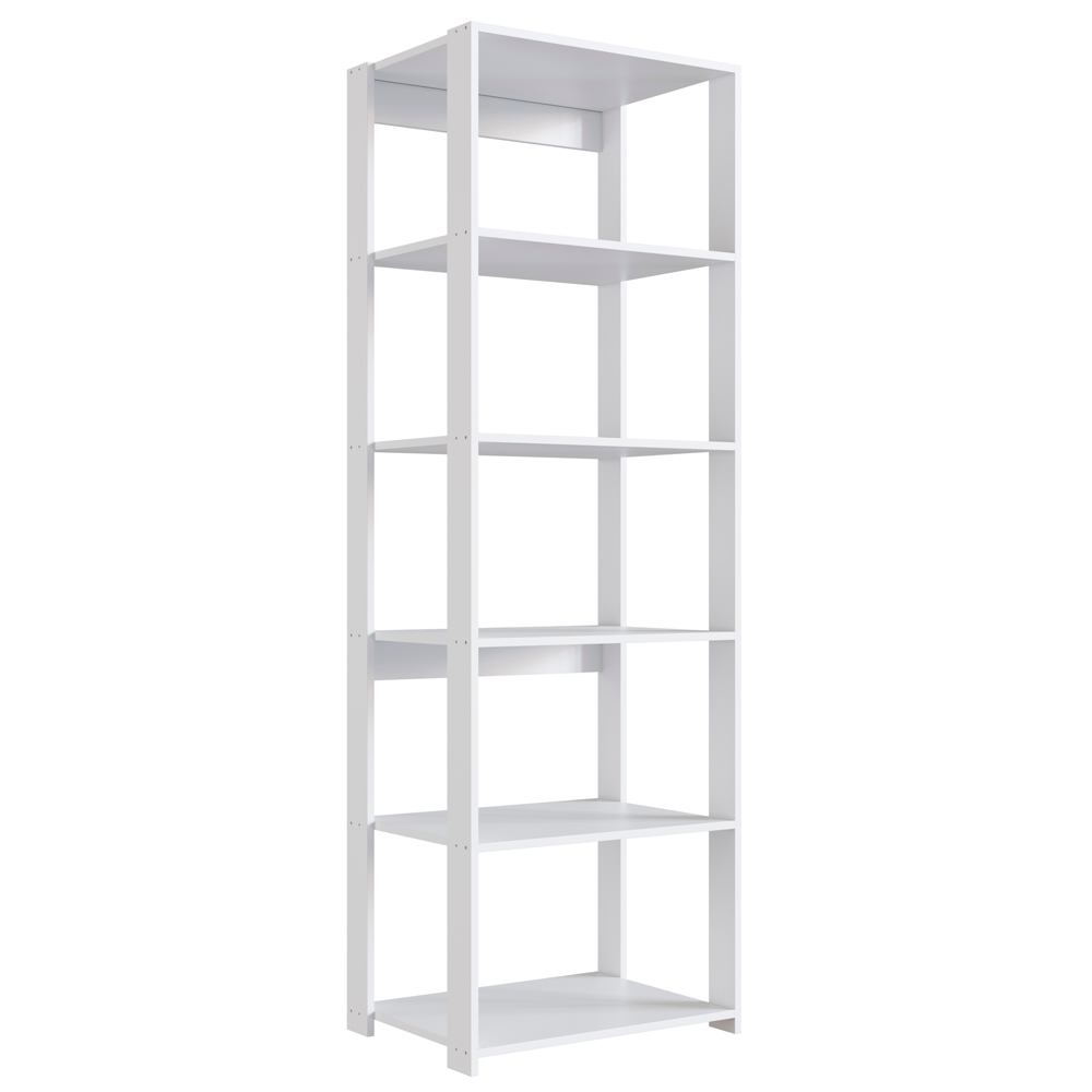 Estante Livreiro 138X60cm 05 Prateleiras Branco PRODDY Estante Livreiro 138X60cm 05 Prateleiras Branco PRODDY