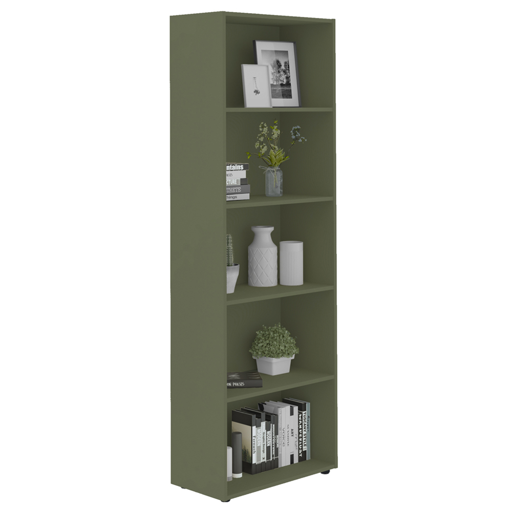 Estante Livreiro 5 Prateleiras 180X60 cm Menta ARLY Estante Livreiro 5 Prateleiras 180X60 cm Menta ARLY