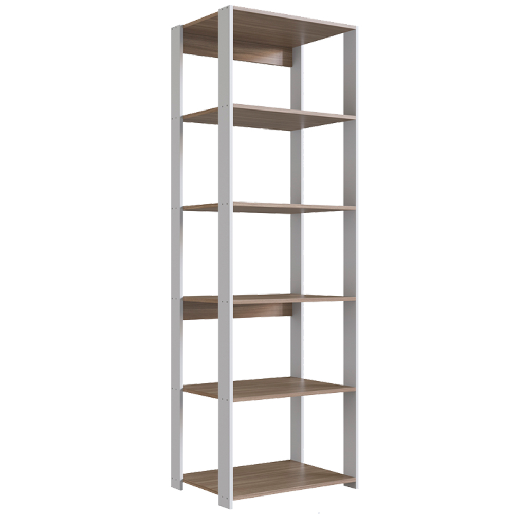Estante Livreiro 138X60cm 05 Prateleiras Branco Montana PRODDY Estante Livreiro 138X60cm 05 Prateleiras Branco Montana PRODDY