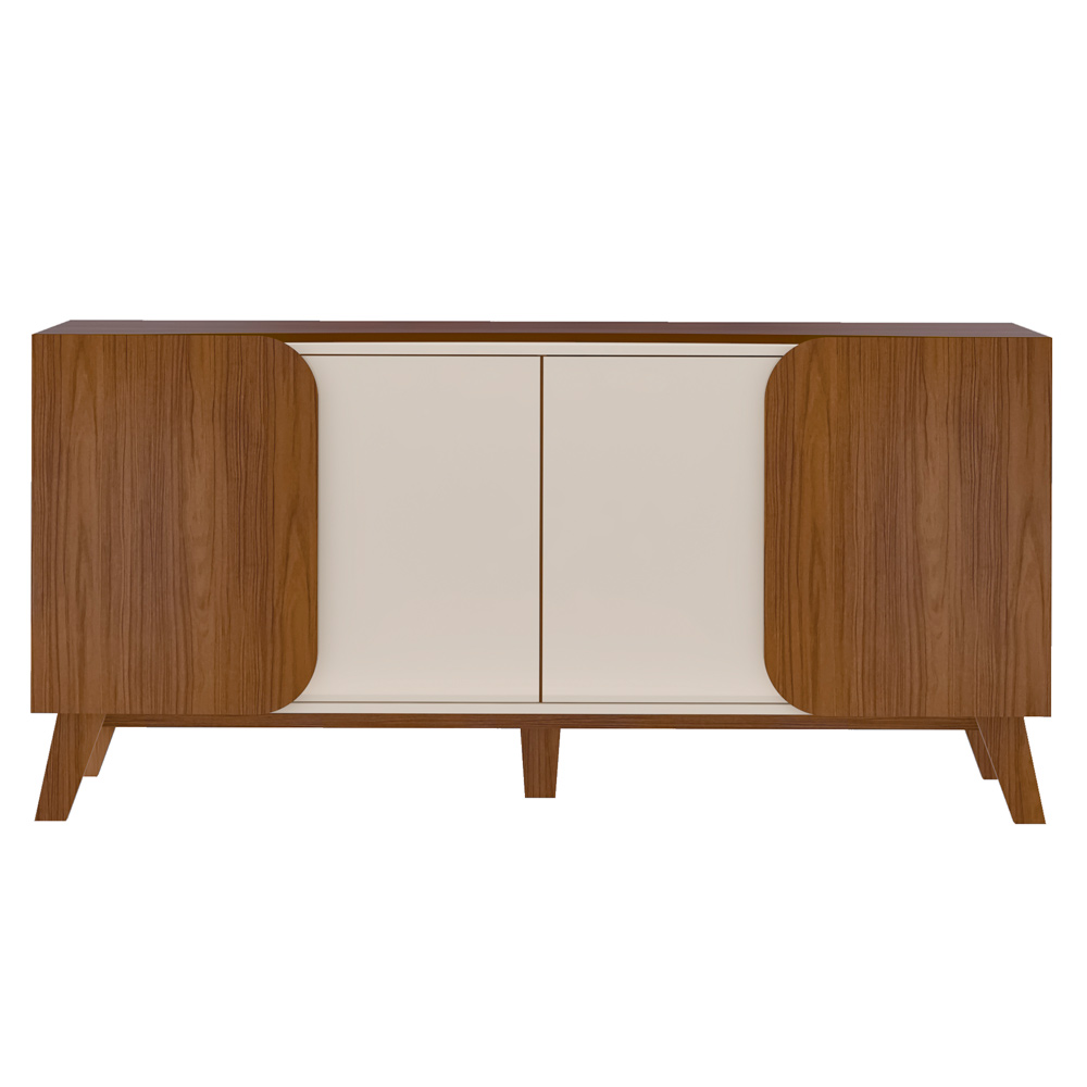 Buffet 4 Portas Sala de Jantar 160 cm 4506 Cedro Off White ARLY Buffet 4 Portas Sala de Jantar 160 cm 4506 Cedro Off White ARLY