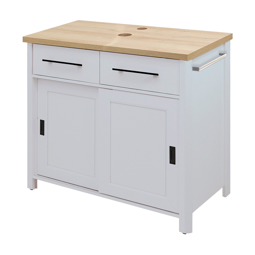 Gabinete Banheiro Com Tampo 2 Pt 2 Gv 85 cm BN04 Preto Dtall