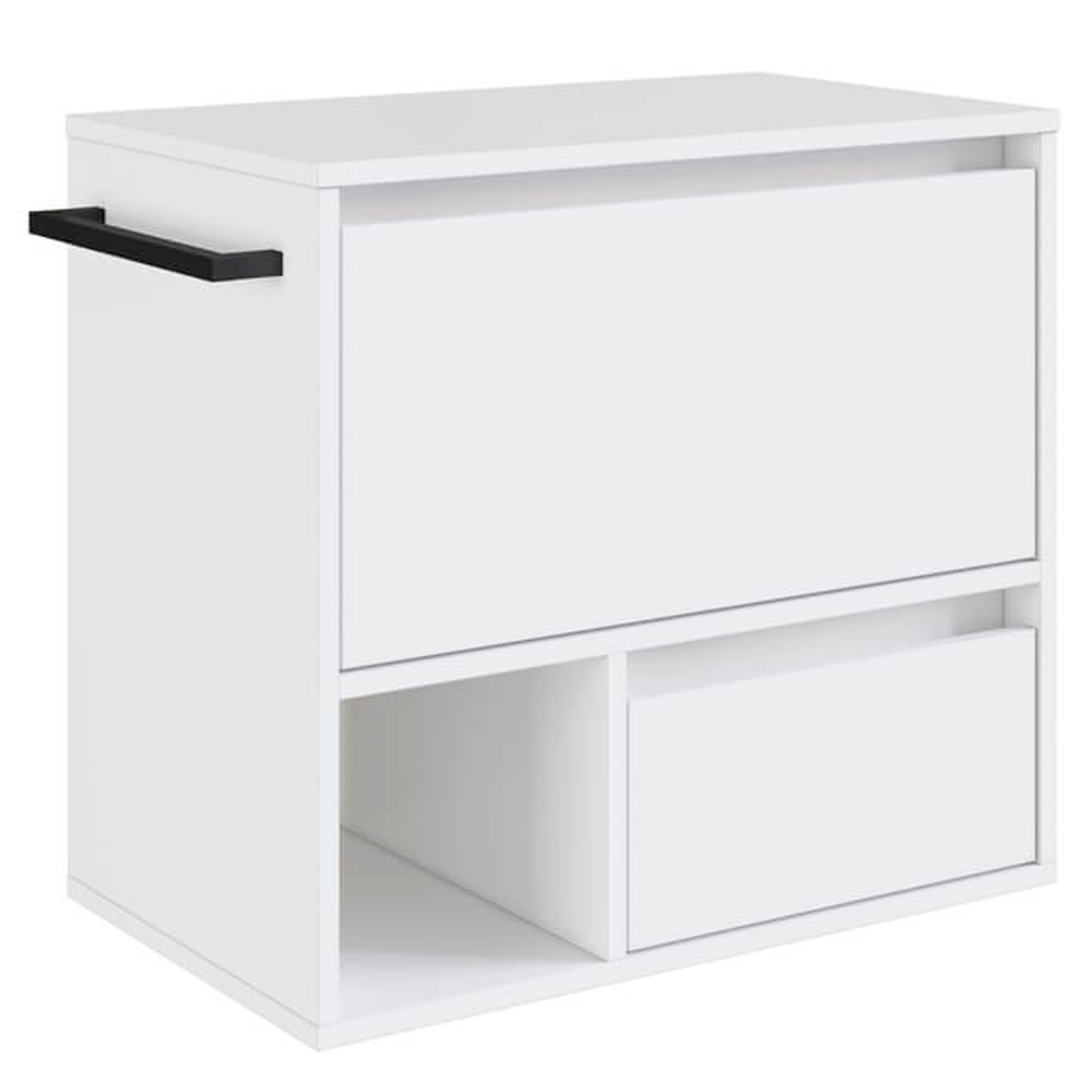 Gabinete Para Banheiro 01 Porta 01 Gaveta 60cm Branco PRODDY