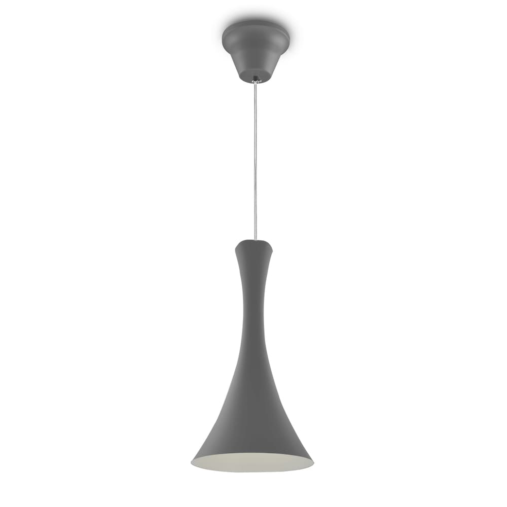 Lustre Pendente 458 1 Lâmpada Soquete E27 Prata Lustre Pendente 458 1 Lâmpada Soquete E27 Prata
