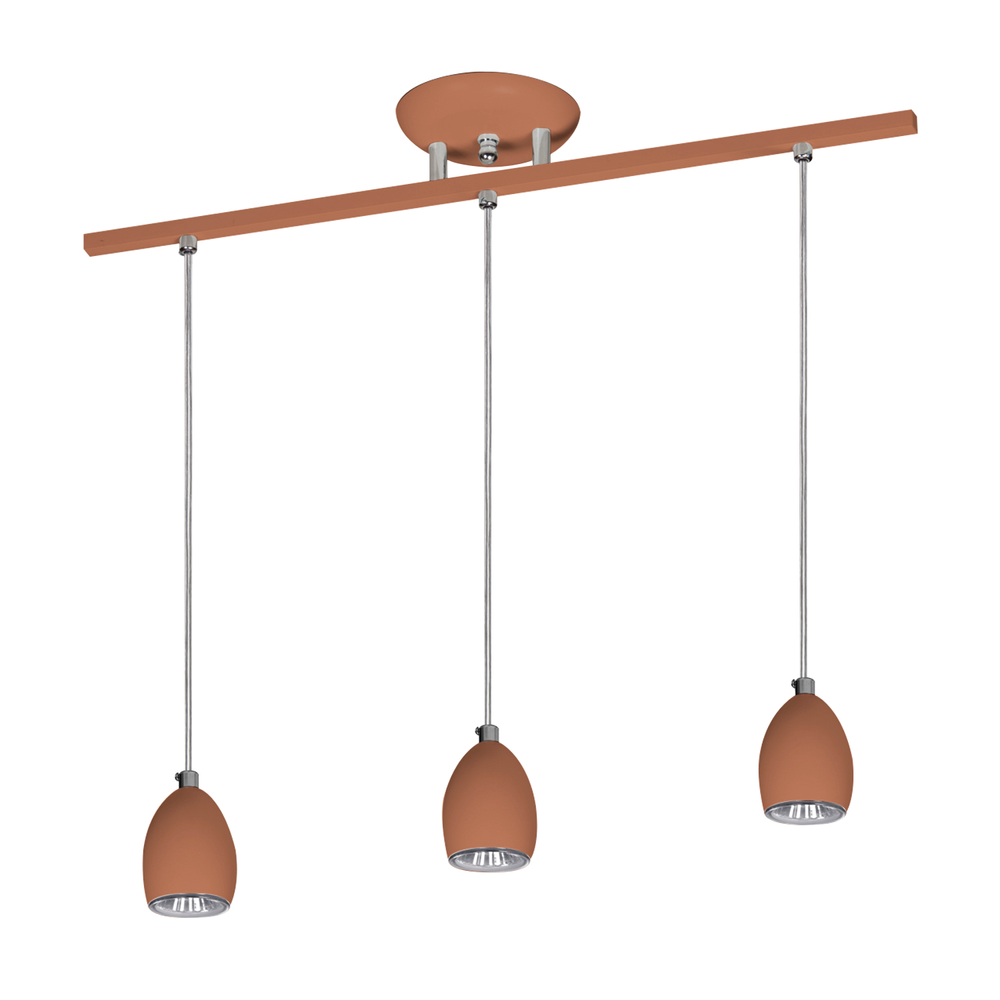 Lustre Pendente Design Zo 07 3 Lâmpadas Gu10 Cobre Lustre Pendente Design Zo 07 3 Lâmpadas Gu10 Cobre