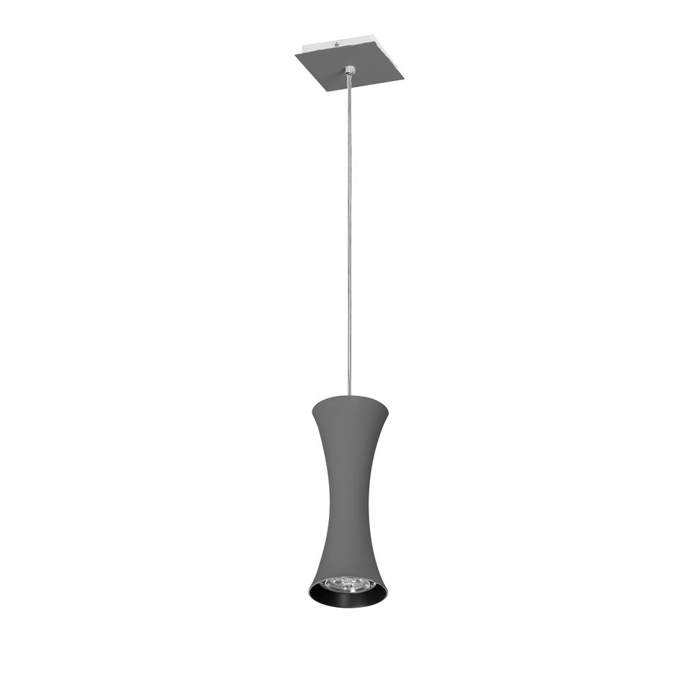 Lustre Pendente 7941 1 Lâmpada Soquete E27 Prata Lustre Pendente 7941 1 Lâmpada Soquete E27 Prata