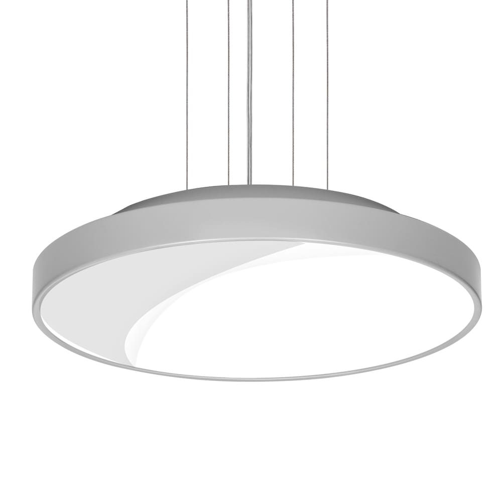 Lustre Pendente Redondo 7652 3 Lâmpadas E27 Prata Lustre Pendente Redondo 7652 3 Lâmpadas E27 Prata