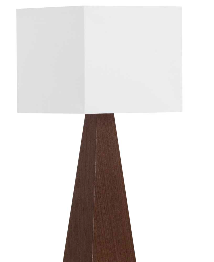 Abajur de Mesa 31 Wengue C/ Cúpula 1 Lâmp. Bivolt