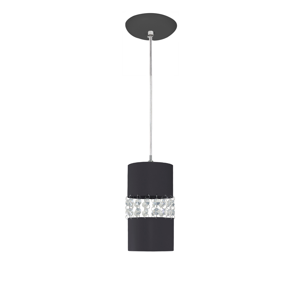 Lustre Pendente 9861 1 Lâmpada Soquete E27 Preta Lustre Pendente 9861 1 Lâmpada Soquete E27 Preta