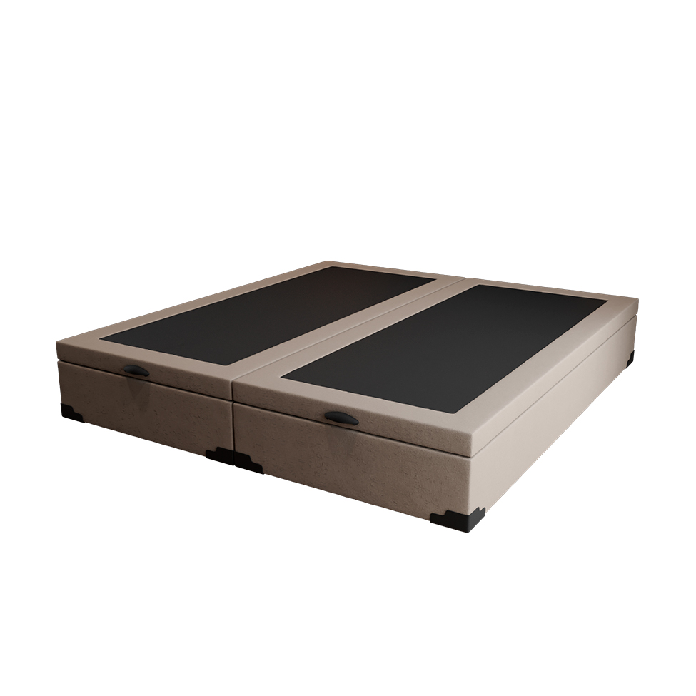 Base para Cama Box Queen Martin Premium com Baú Linho (47x158x198 cm) Cru Base para Cama Box Queen Martin Premium com Baú Linho (47x158x198 cm) Cru
