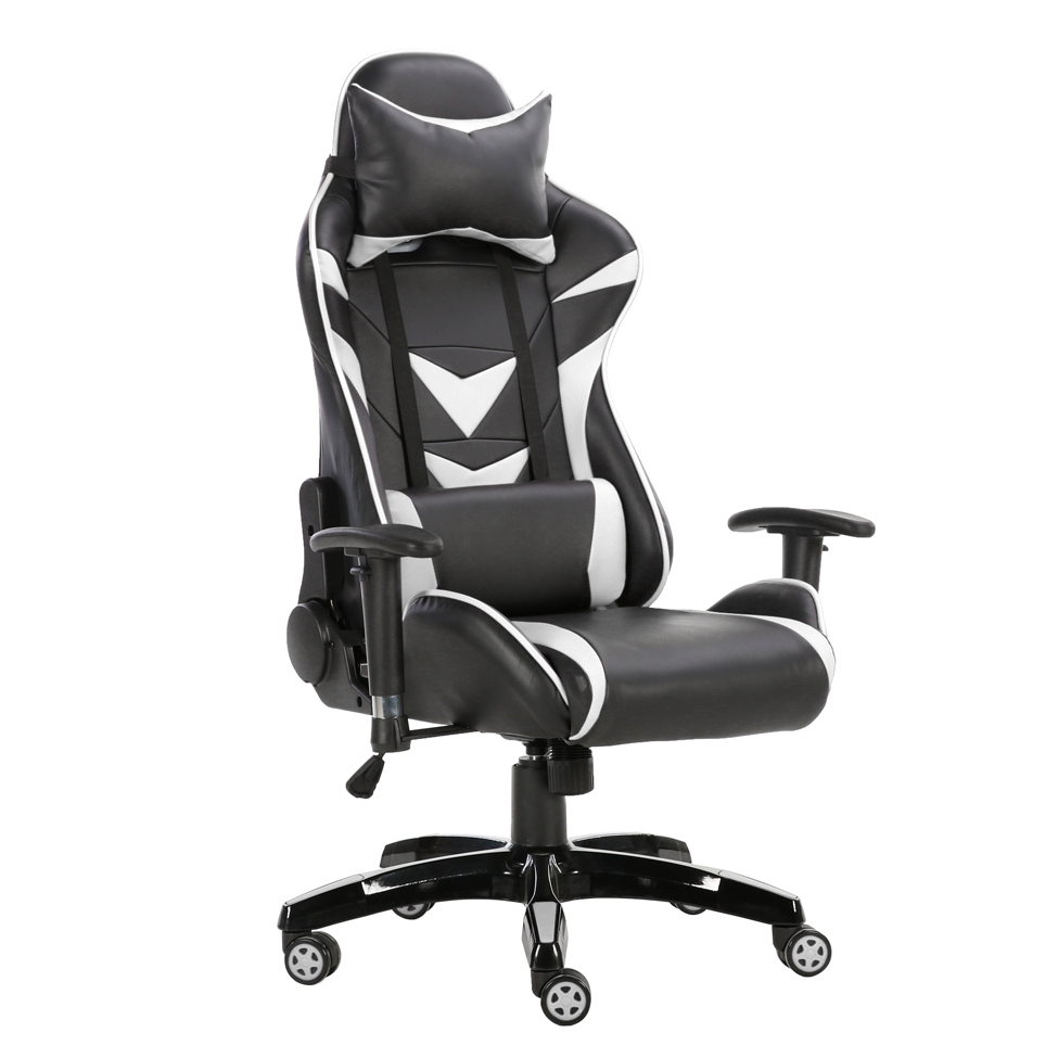 Cadeira Gamer Craft Preta e Branca Cadeira Gamer Craft Preta e Branca