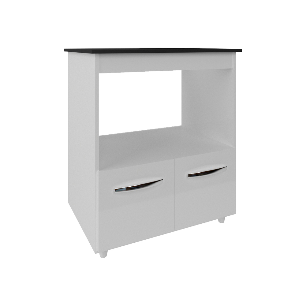 Balcão Armário de Cozinha para Fogão Cooktop 4 Bocas e Forno Elétrico Evelyn Mobília Decor Branco Balcão Armário de Cozinha para Fogão Cooktop 4 Bocas e Forno Elétrico Evelyn Mobília Decor Branco