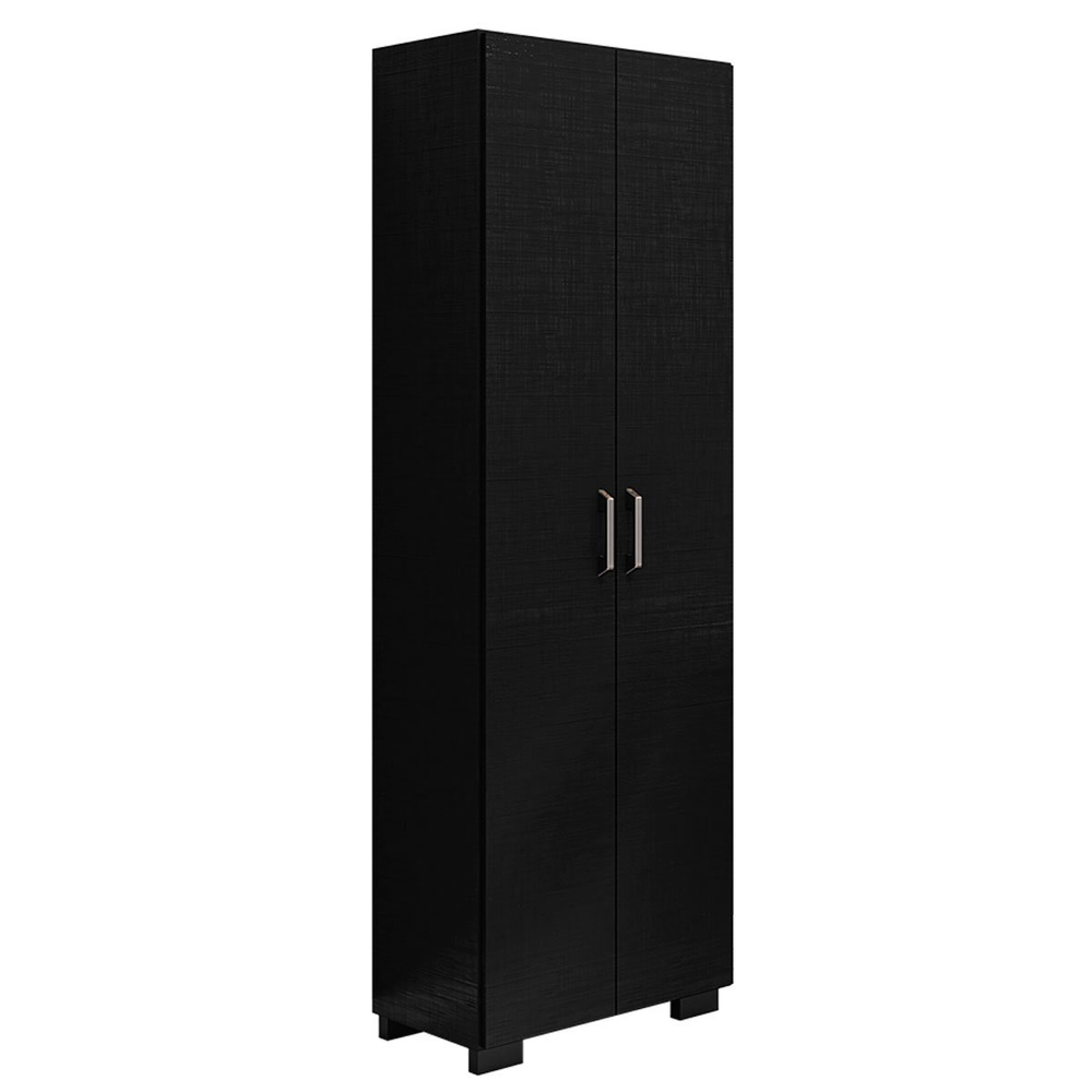 Livreiro 5 Prateleiras c/ Portas Grandes Office Preto Livreiro 5 Prateleiras c/ Portas Grandes Office Preto