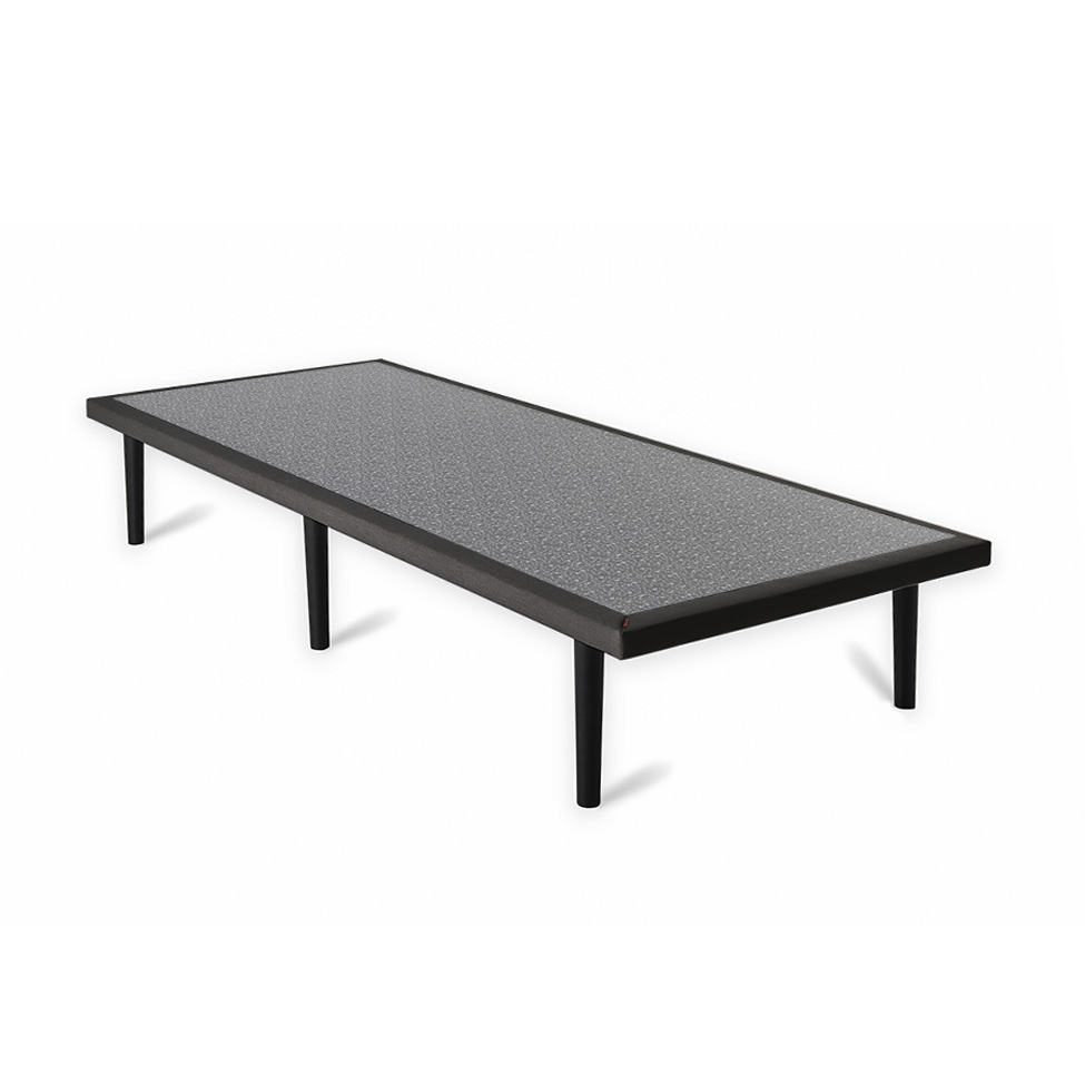 Base para Cama Box Solteiro King Float Mescla Chumbo Base para Cama Box Solteiro King Float Mescla Chumbo