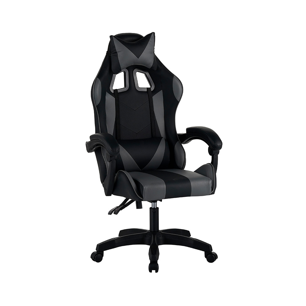Cadeira Gamer Hawker Poliuretano Cinza Cadeira Gamer Hawker Poliuretano Cinza