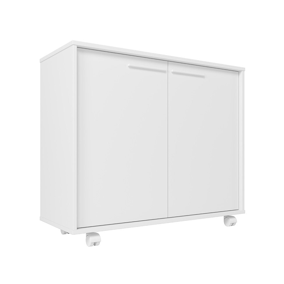 Armário para Cozinha Pomezia 2 Portas Branco Armário para Cozinha Pomezia 2 Portas Branco