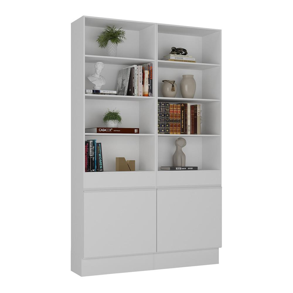Armário/Estante Escritório 2 Portas Multimóveis MP7000 Branco Armário/Estante Escritório 2 Portas Multimóveis MP7000 Branco