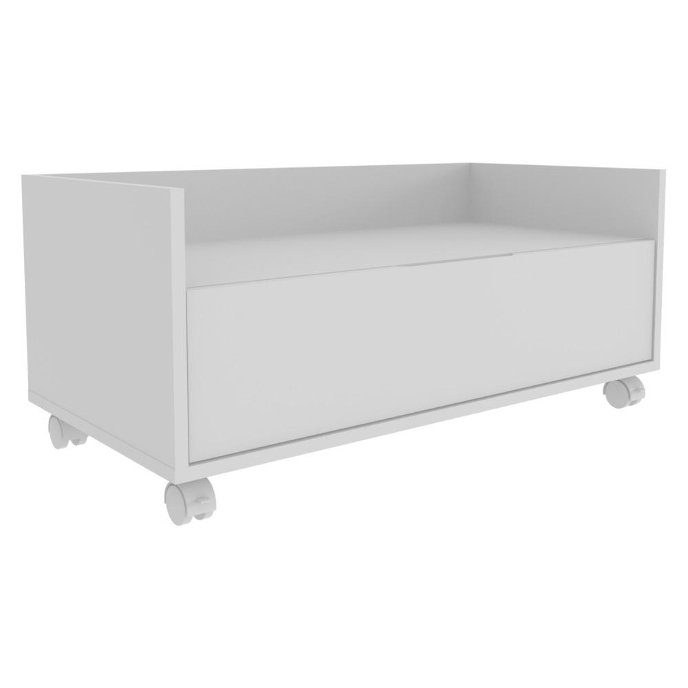 Gabinete de Banheiro com Rodízios Multimóveis 80 cm FGL2608 Branco Gabinete de Banheiro com Rodízios Multimóveis 80 cm FGL2608 Branco