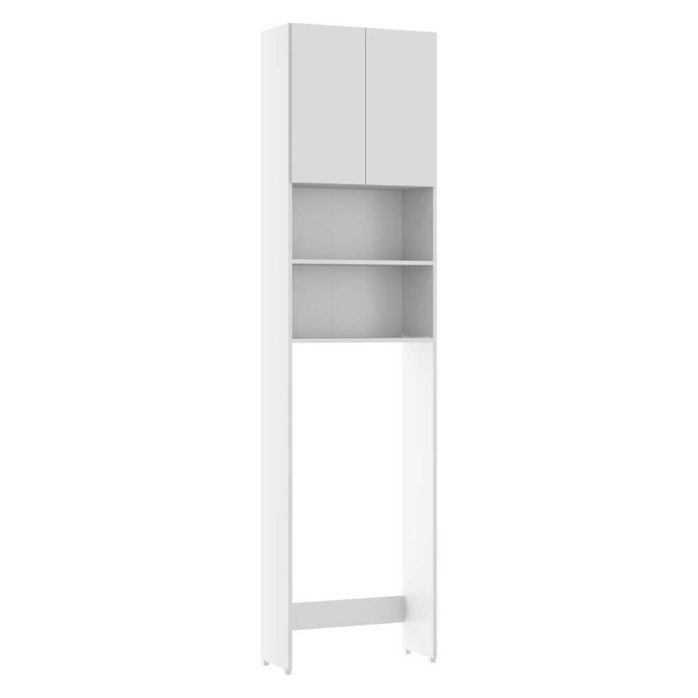 Armário de Banheiro para Vaso Sanitário Multimóveis com 2 portas FG2540 Branco Armário de Banheiro para Vaso Sanitário Multimóveis com 2 portas FG2540 Branco