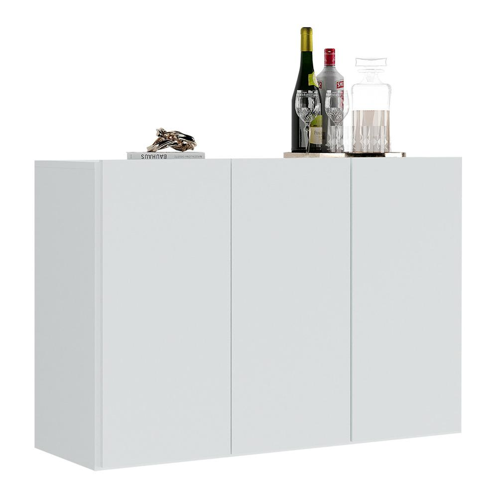 Aparador Buffet 3 Portas Suspenso Veneza Multimóveis V1008 Branco Aparador Buffet 3 Portas Suspenso Veneza Multimóveis V1008 Branco
