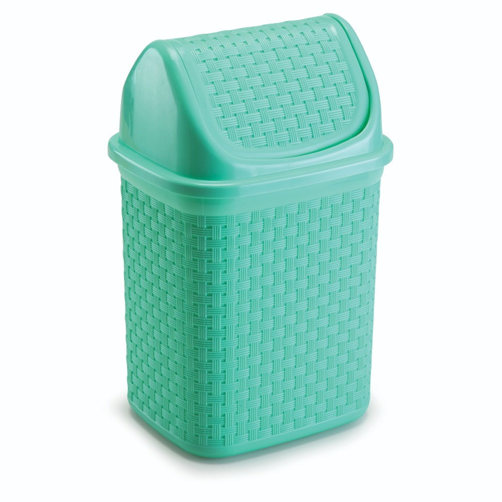 Lixeira Para Cozinha de Plástico com Basculante 4,5 L Verde Lixeira Para Cozinha de Plástico com Basculante 4,5 L Verde